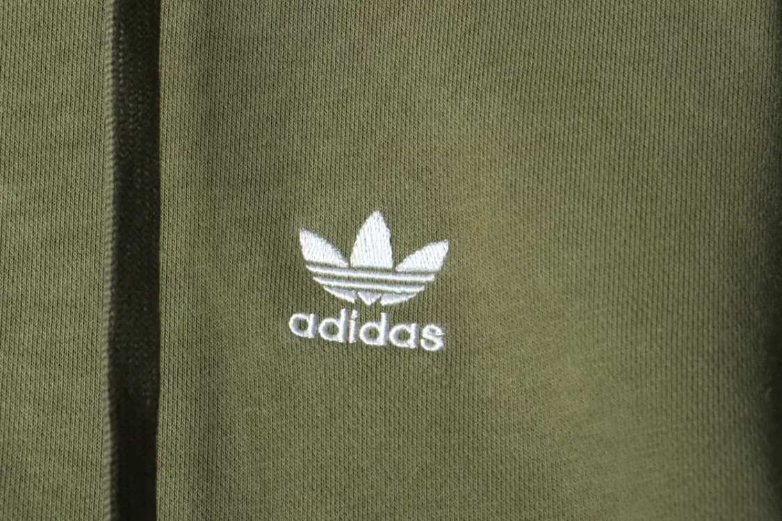 W(S) 아디다스 후드티셔츠 오리지널 카키 크롭-15C81 상품이미지5