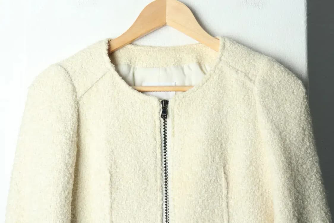 W(S) 클럽모나코 집업 바람막이 점퍼자켓 한섬 부클 아이보리-15C88 상품이미지3