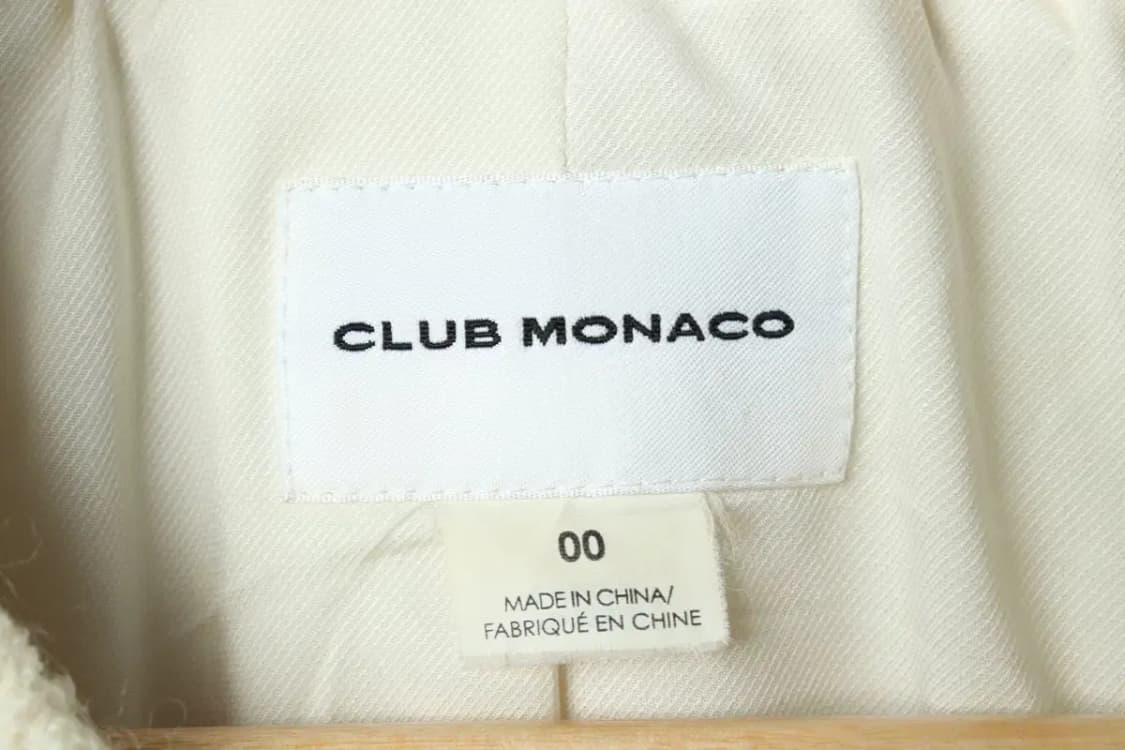 W(S) 클럽모나코 집업 바람막이 점퍼자켓 한섬 부클 아이보리-15C88 상품이미지5