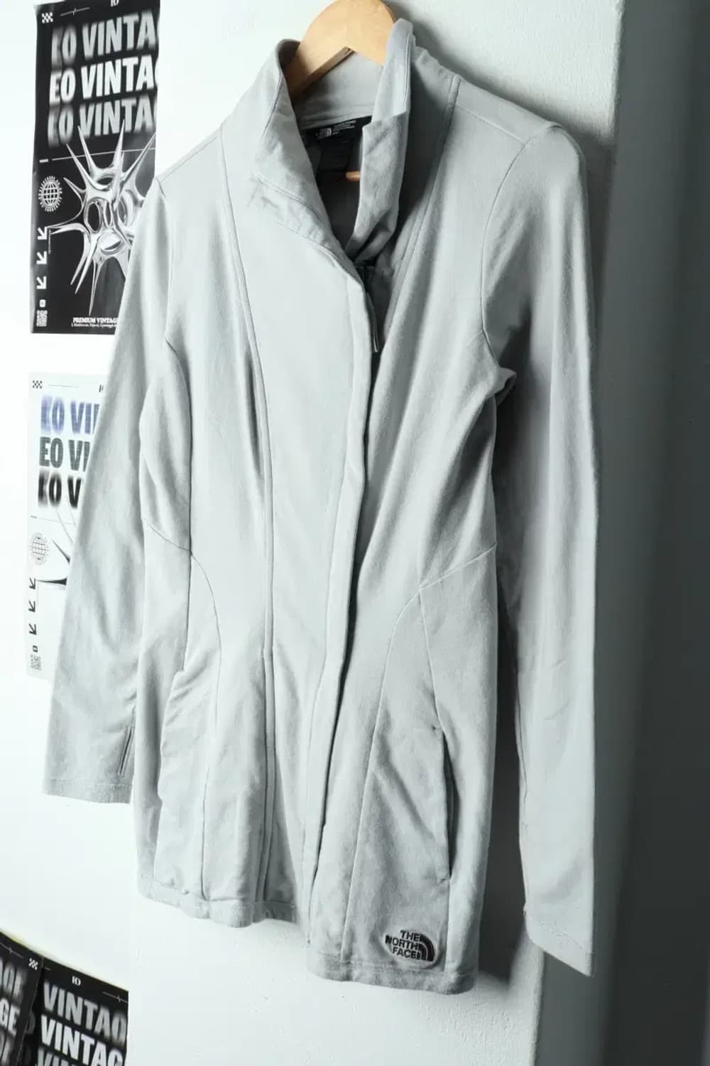 W(M-L) 노스페이스 집업 바람막이 점퍼자켓 그레이 유니크-15C8A 상품이미지1