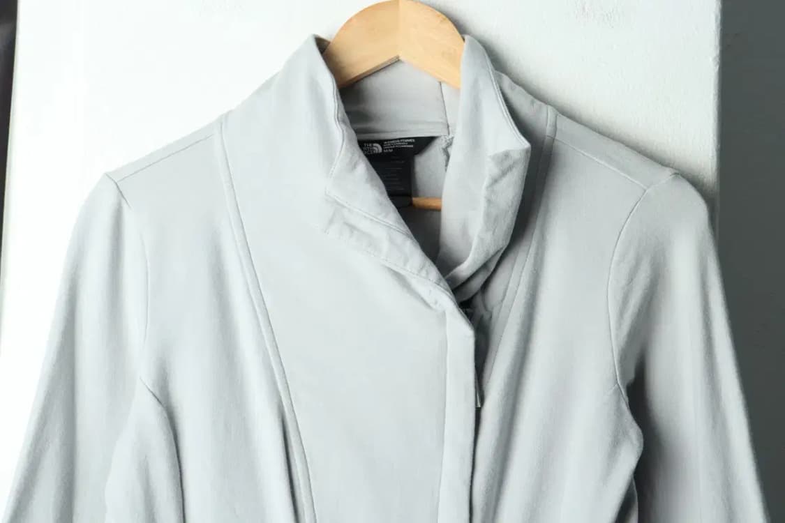 W(M-L) 노스페이스 집업 바람막이 점퍼자켓 그레이 유니크-15C8A 상품이미지3