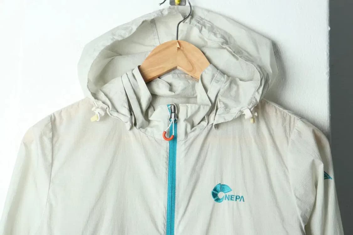 (S) 네파 집업 바람막이 점퍼자켓 경량 아이보리-15C8F 상품이미지3