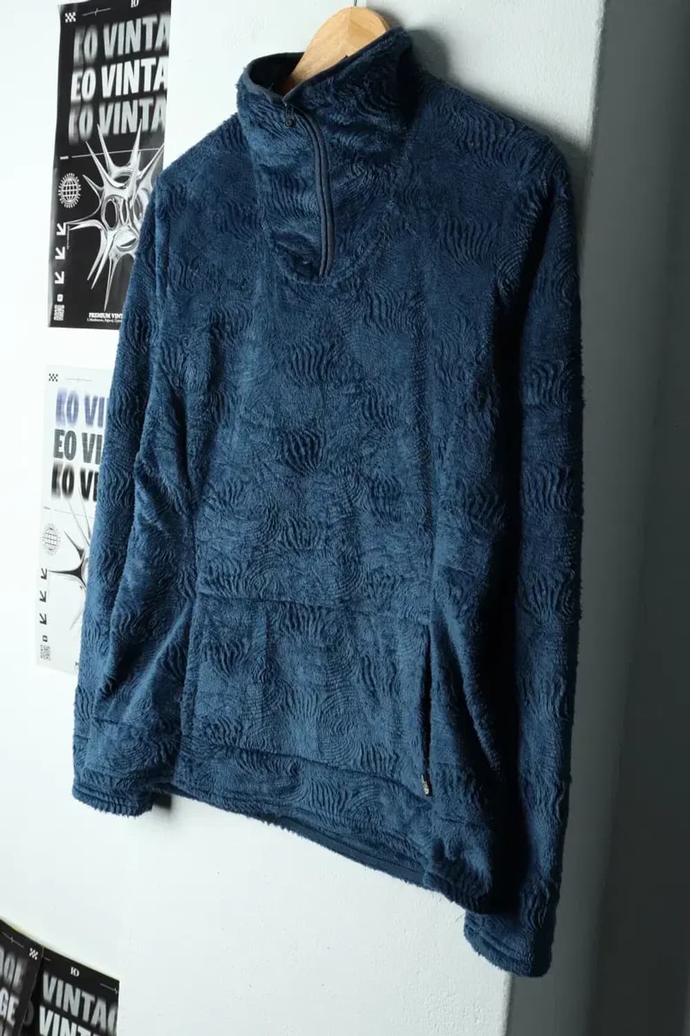 W(L) 노스페이스 집업 바람막이 점퍼자켓 후리스 반집업 블루-15C90 상품이미지1