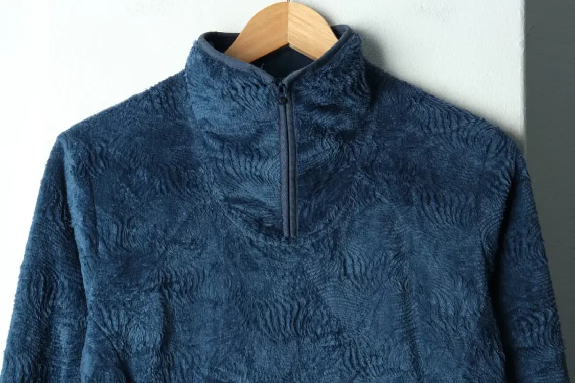 W(L) 노스페이스 집업 바람막이 점퍼자켓 후리스 반집업 블루-15C90 상품이미지3