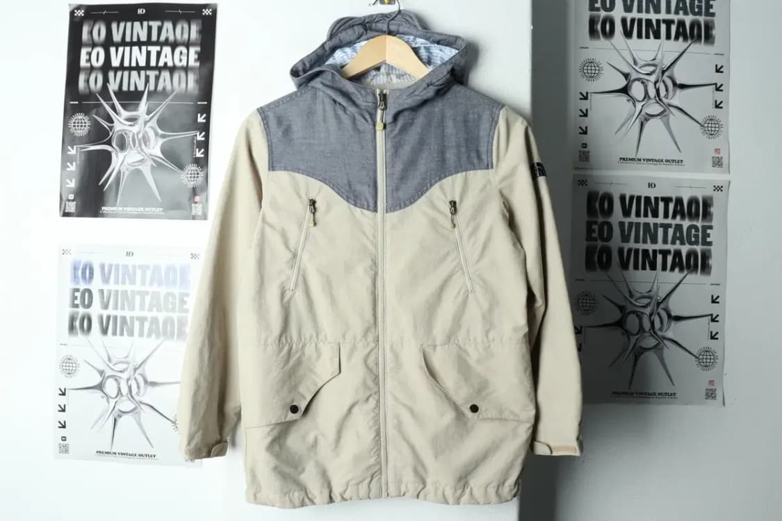 (F) 노스페이스 집업 바람막이 점퍼자켓 아동 키즈 베이지-15C92 상품이미지2