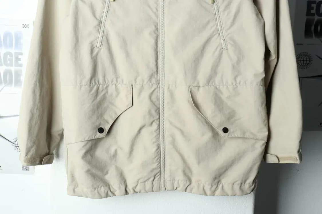 (F) 노스페이스 집업 바람막이 점퍼자켓 아동 키즈 베이지-15C92 상품이미지4