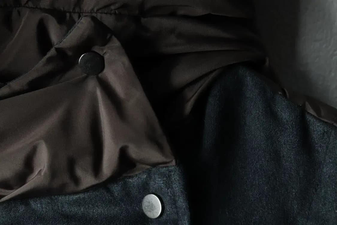 W(S) 시스템 패딩 점퍼자켓 한섬 덕다운 오리털 카키-15D07 상품이미지5