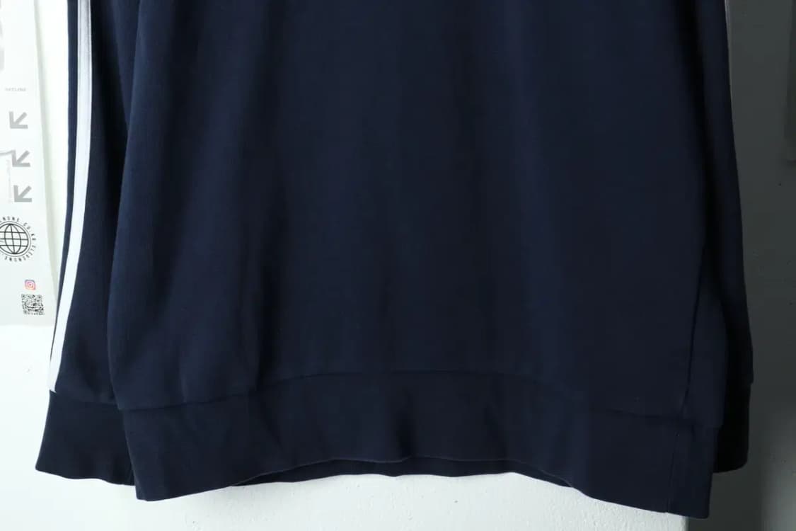 (L-XL) 아디다스 맨투맨 티셔츠 네이비 삼선 올드스쿨-15D12 상품이미지4