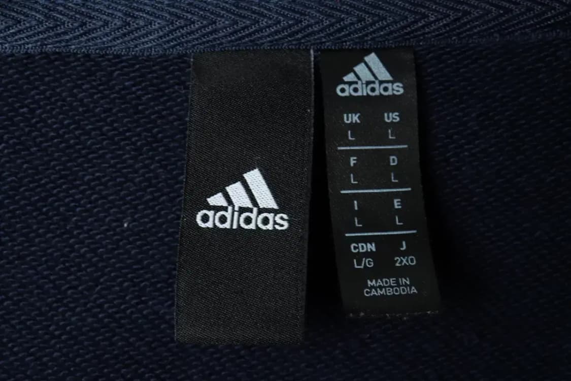 (L-XL) 아디다스 맨투맨 티셔츠 네이비 삼선 올드스쿨-15D12 상품이미지6