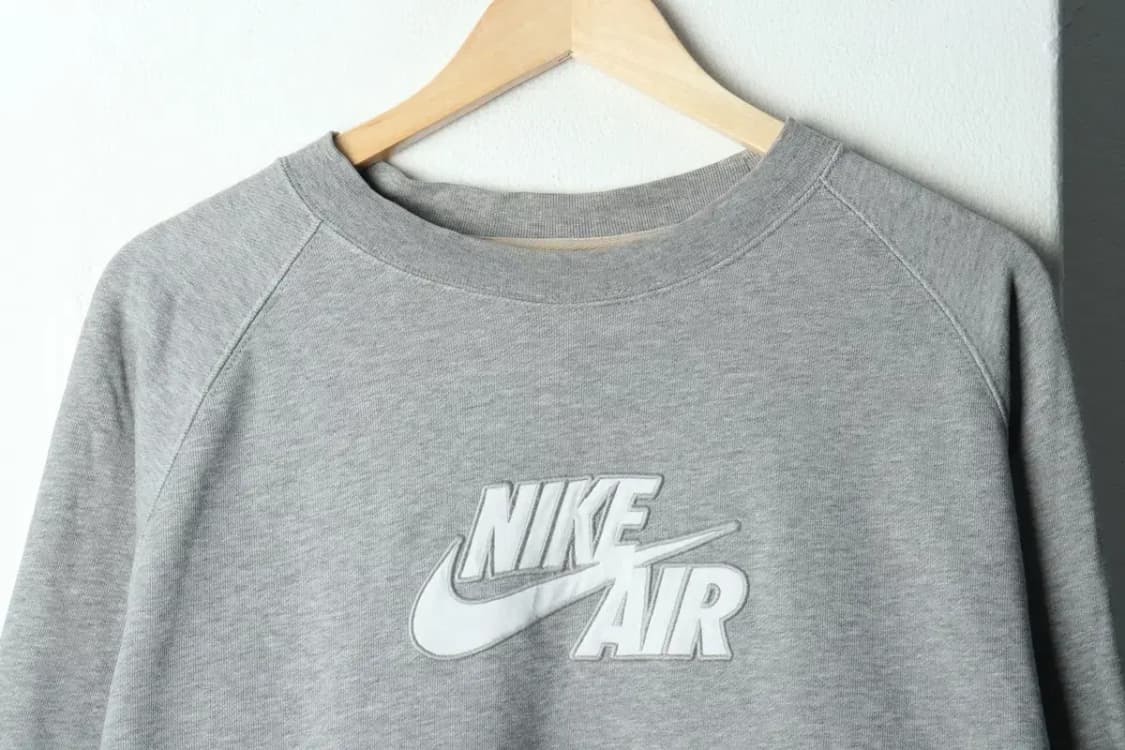 (XL-2XL) 나이키 맨투맨 티셔츠 년대 그레이 빅로고-15D13 상품이미지3