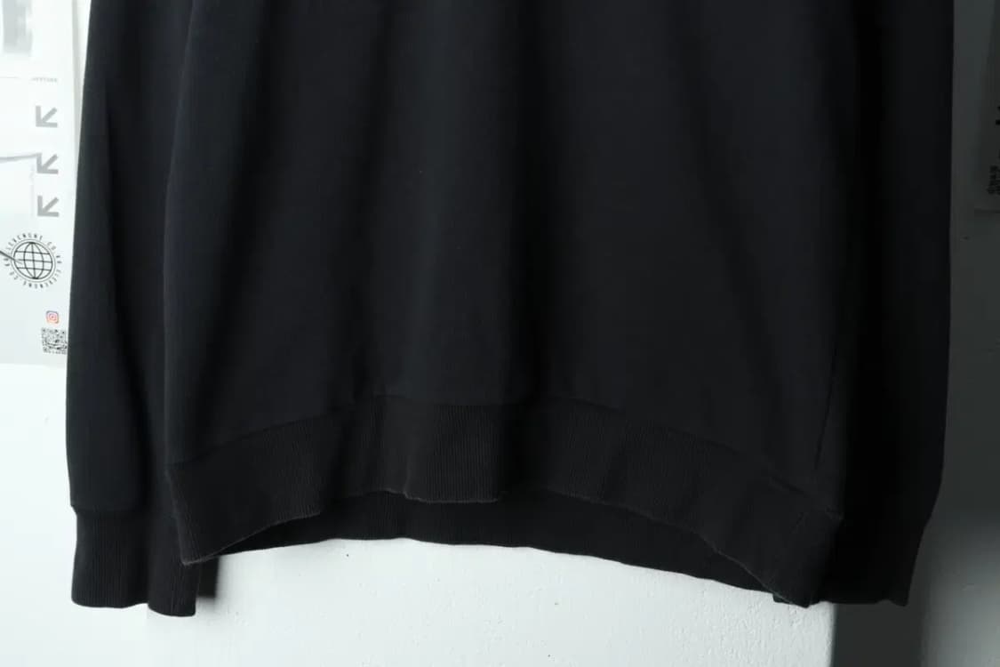 (XL) 아디다스 맨투맨 티셔츠 빅로고 블랙 올드스쿨-15D14 상품이미지4