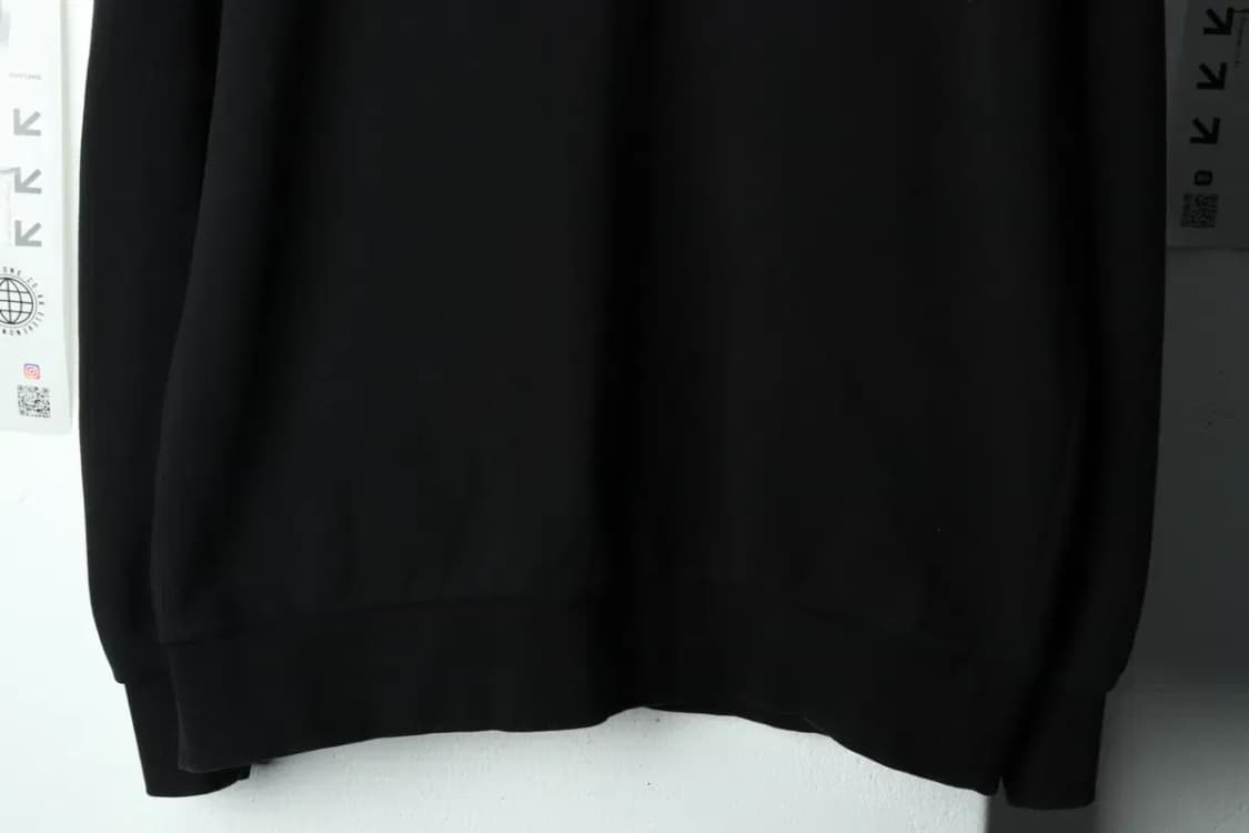 (XL-2XL) 비바스튜디오 맨투맨 티셔츠 블랙 로고 올드스쿨-15D15 상품이미지4