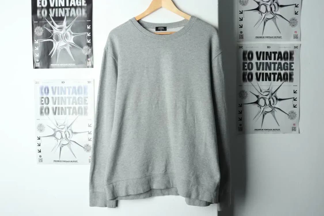 (2XL) 무신사 스탠다드 맨투맨 티셔츠 빅사이즈 그레이 무-15D17 상품이미지2