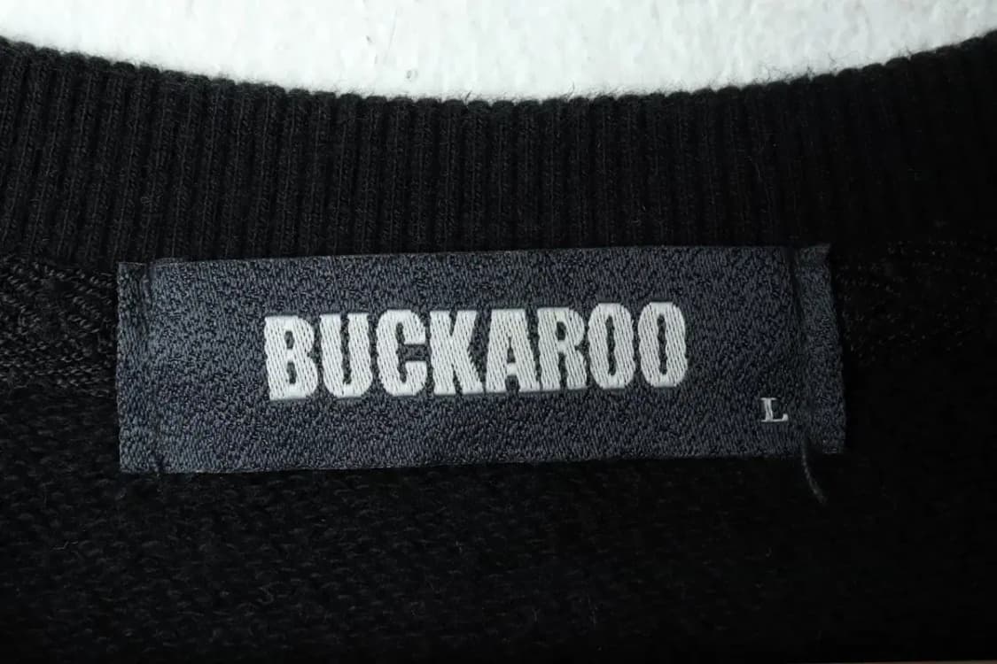 (L-XL) 버커루 맨투맨 티셔츠 오피움 한정판 블랙웨어-15D18 상품이미지8