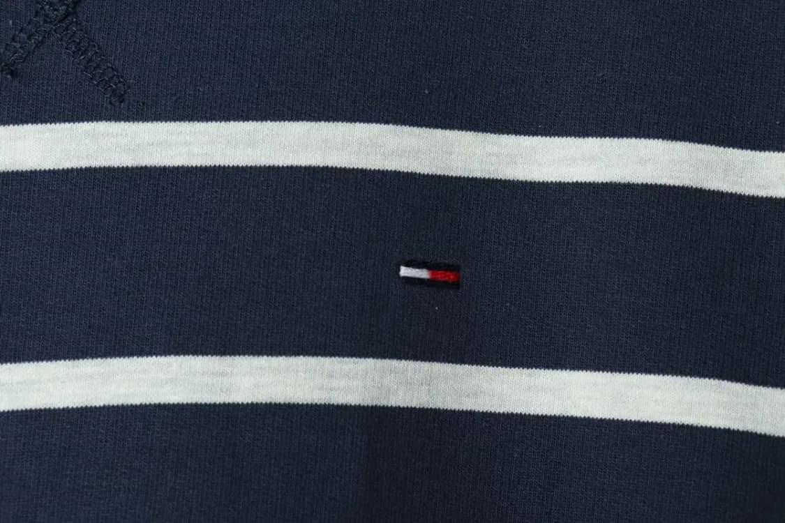 (XL-2XL) 타미힐피거 맨투맨 티셔츠 스트라이프 네이비-15D1B 상품이미지5