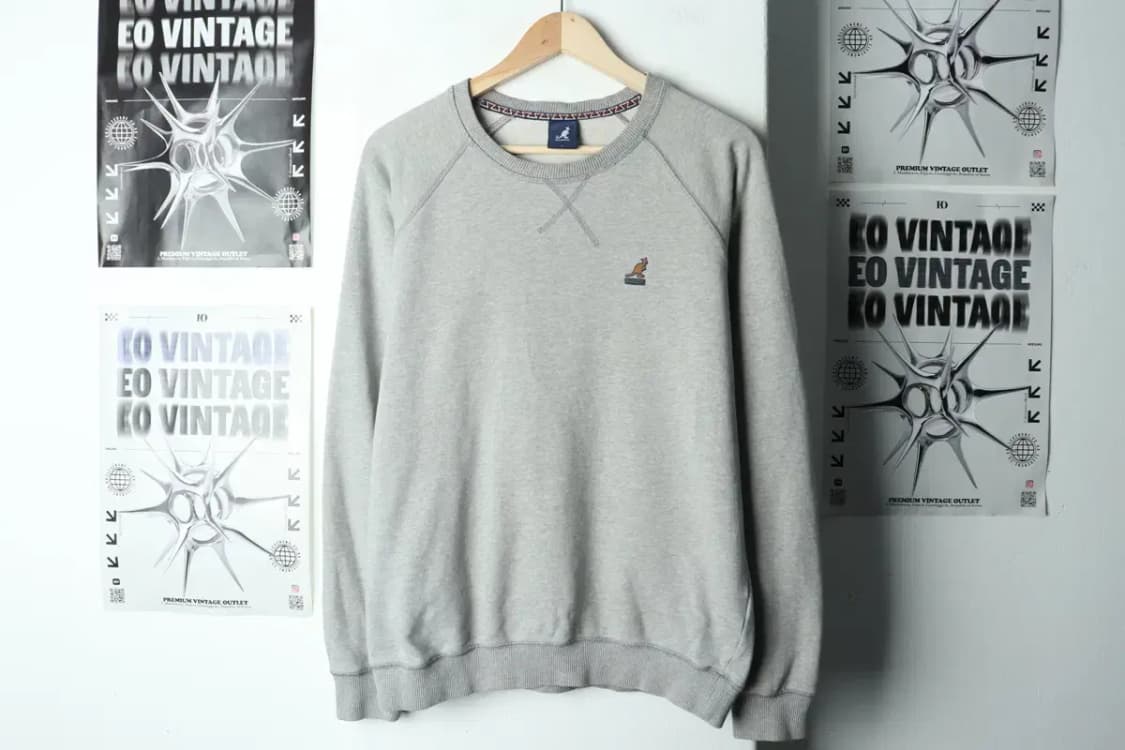 (L) 캉골 맨투맨 티셔츠 나그랑 그레이-15D1D 상품이미지2