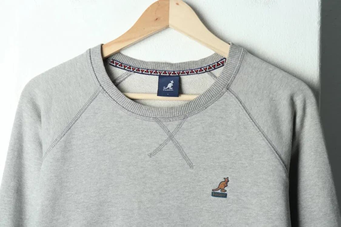 (L) 캉골 맨투맨 티셔츠 나그랑 그레이-15D1D 상품이미지3