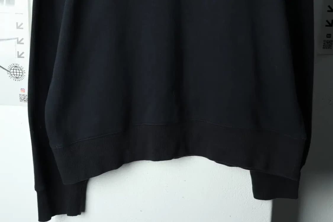 (2XL) 뉴발란스 맨투맨 티셔츠 빅사이즈 기모 블랙-15D1E 상품이미지4