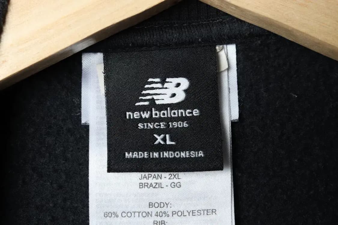 (2XL) 뉴발란스 맨투맨 티셔츠 빅사이즈 기모 블랙-15D1E 상품이미지6