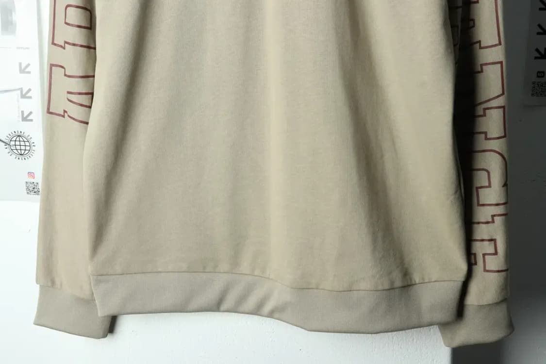 (M-L) 아르마니 맨투맨 티셔츠 레터링 브라운 폴리-15D20 상품이미지4