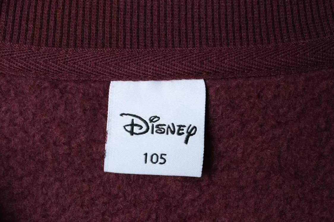 W(XL-2XL) 디즈니 맨투맨 티셔츠 도날드덕 기모 버건디-15D29 상품이미지6