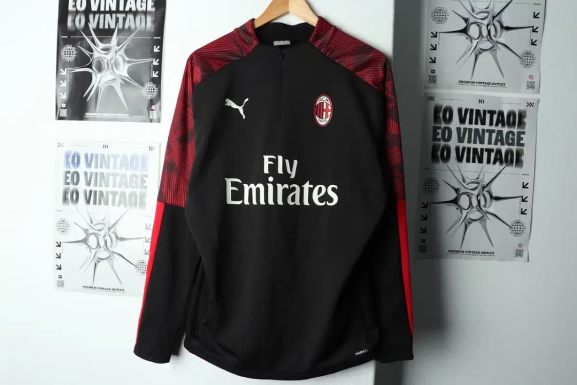 (L-XL) 퓨마 맨투맨 티셔츠 밀란 트레이닝 반집업 기모-15D2C 상품이미지2