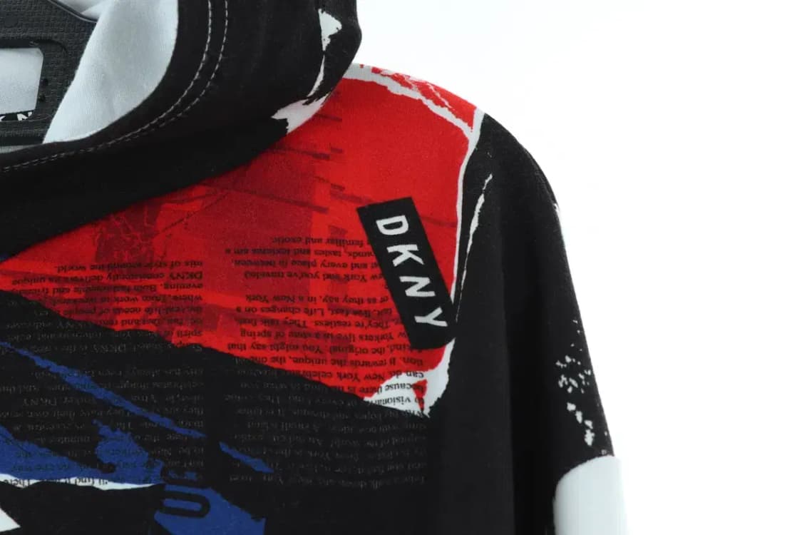 W(XS) DKNY 디케이앤와이 도나카란 후드티셔츠 패턴-15D69 상품이미지5