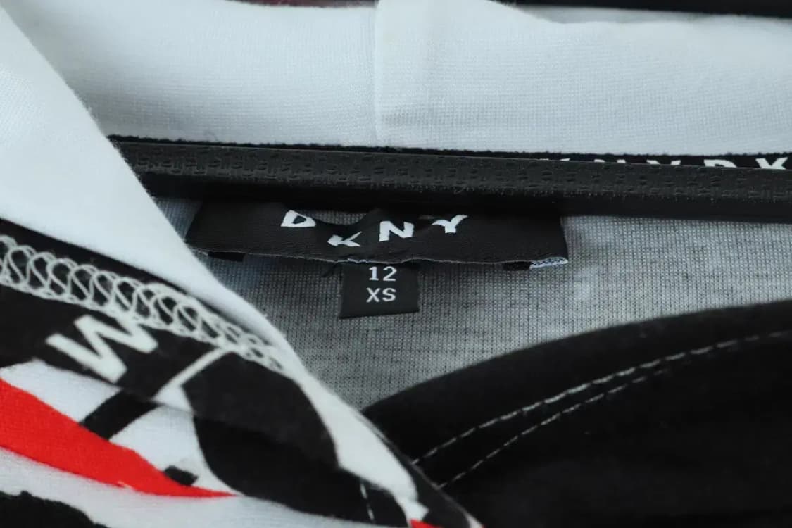 W(XS) DKNY 디케이앤와이 도나카란 후드티셔츠 패턴-15D69 상품이미지6