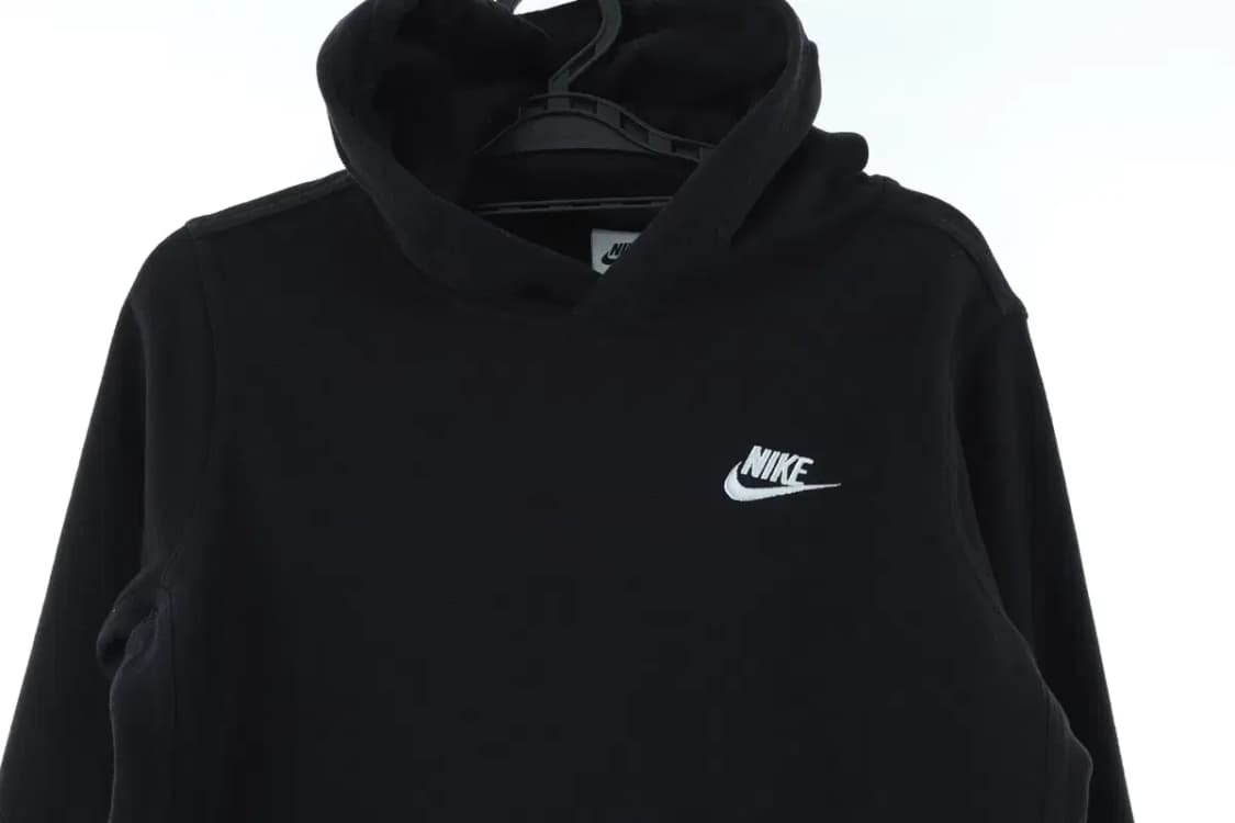 W(L) 나이키 후드티셔츠 블랙 기모 스우시-15D6A 상품이미지3