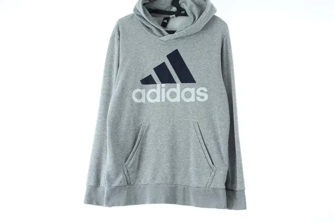 (L) 아디다스 후드티셔츠 빅로고 백멜란지-15D6C 상품이미지2