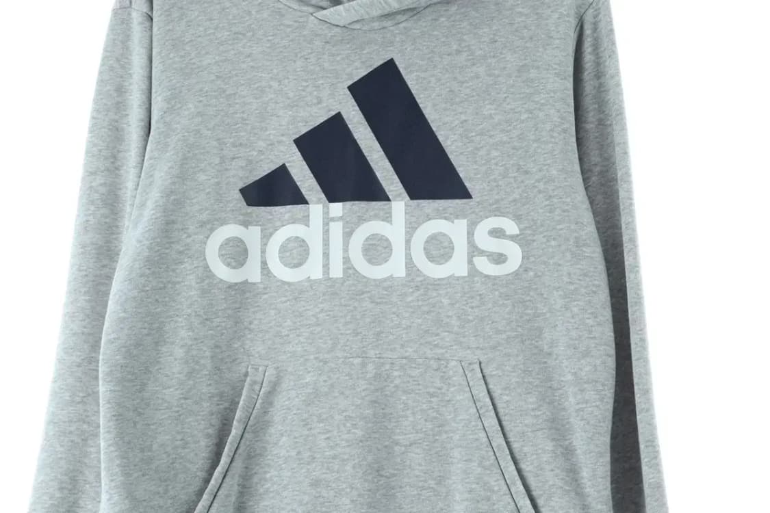 (L) 아디다스 후드티셔츠 빅로고 백멜란지-15D6C 상품이미지4