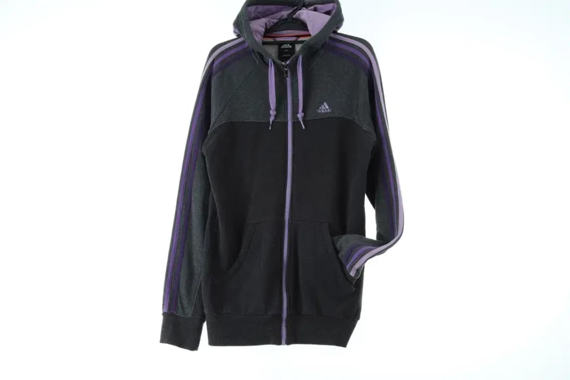 W(L) 아디다스 후드집업 기모 포도맛 삼선 희귀 매물-15D71 상품이미지2