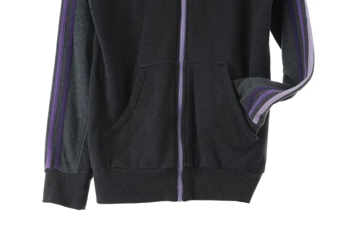 W(L) 아디다스 후드집업 기모 포도맛 삼선 희귀 매물-15D71 상품이미지4