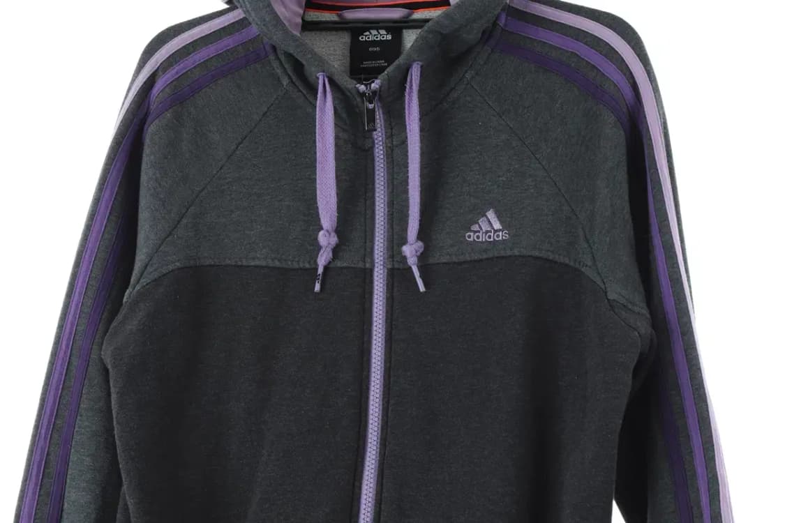 W(L) 아디다스 후드집업 기모 포도맛 삼선 희귀 매물-15D71 상품이미지5