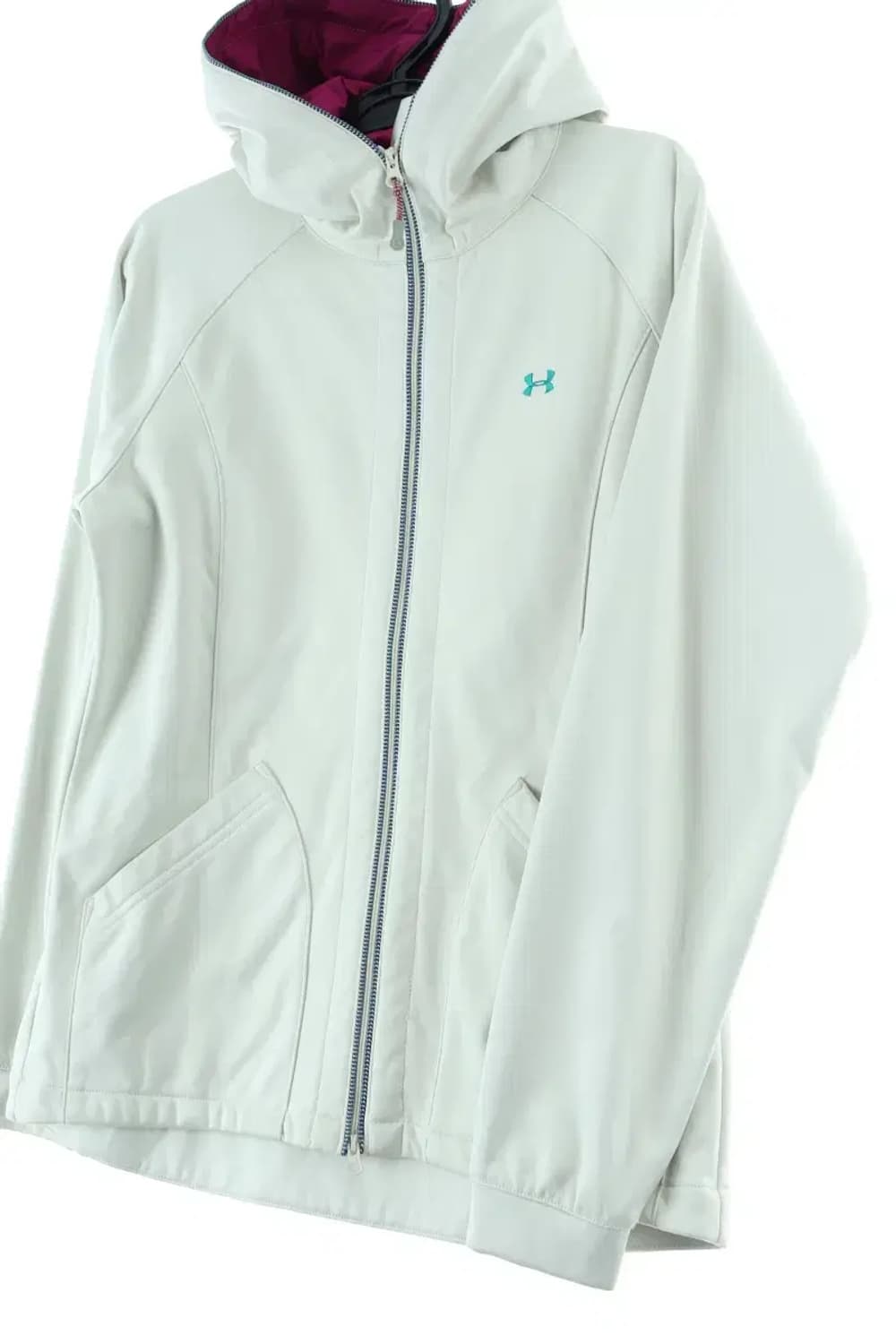 W(S-M) 언더아머 후드집업 기모 운동 기능성 베이지-15D74 상품이미지1