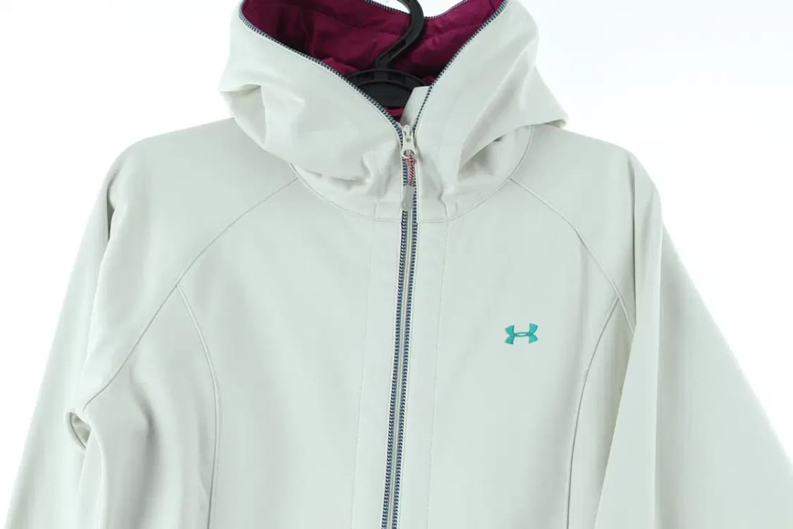 W(S-M) 언더아머 후드집업 기모 운동 기능성 베이지-15D74 상품이미지3