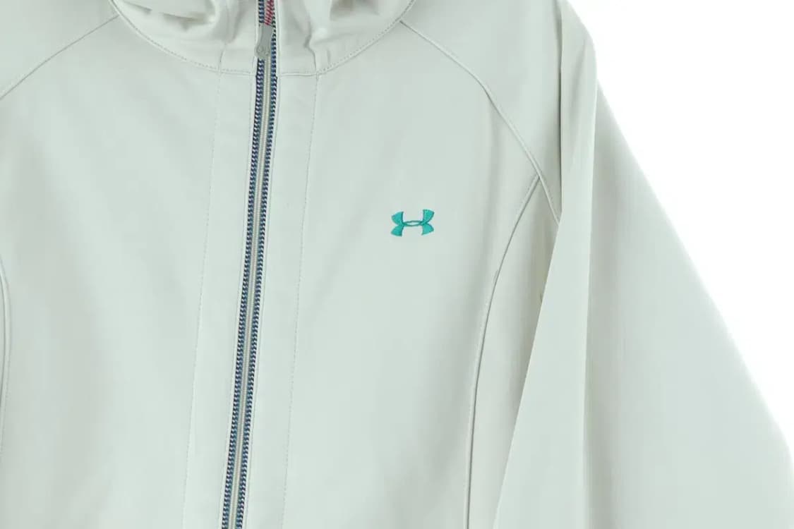 W(S-M) 언더아머 후드집업 기모 운동 기능성 베이지-15D74 상품이미지5