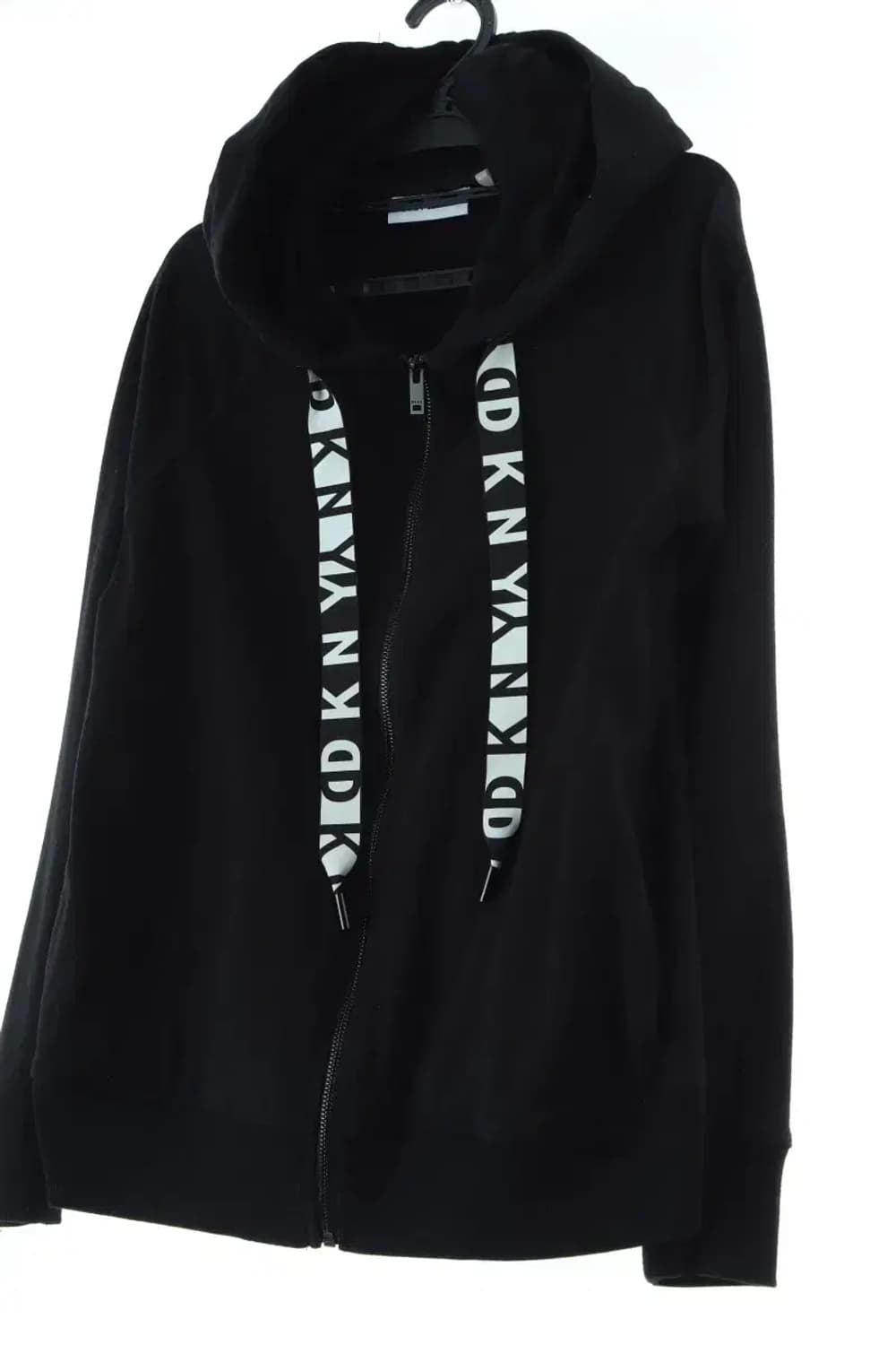 W(S) DKNY 디케이앤와이 도나카란 후드집업 빅로고 블랙-15D75 상품이미지1