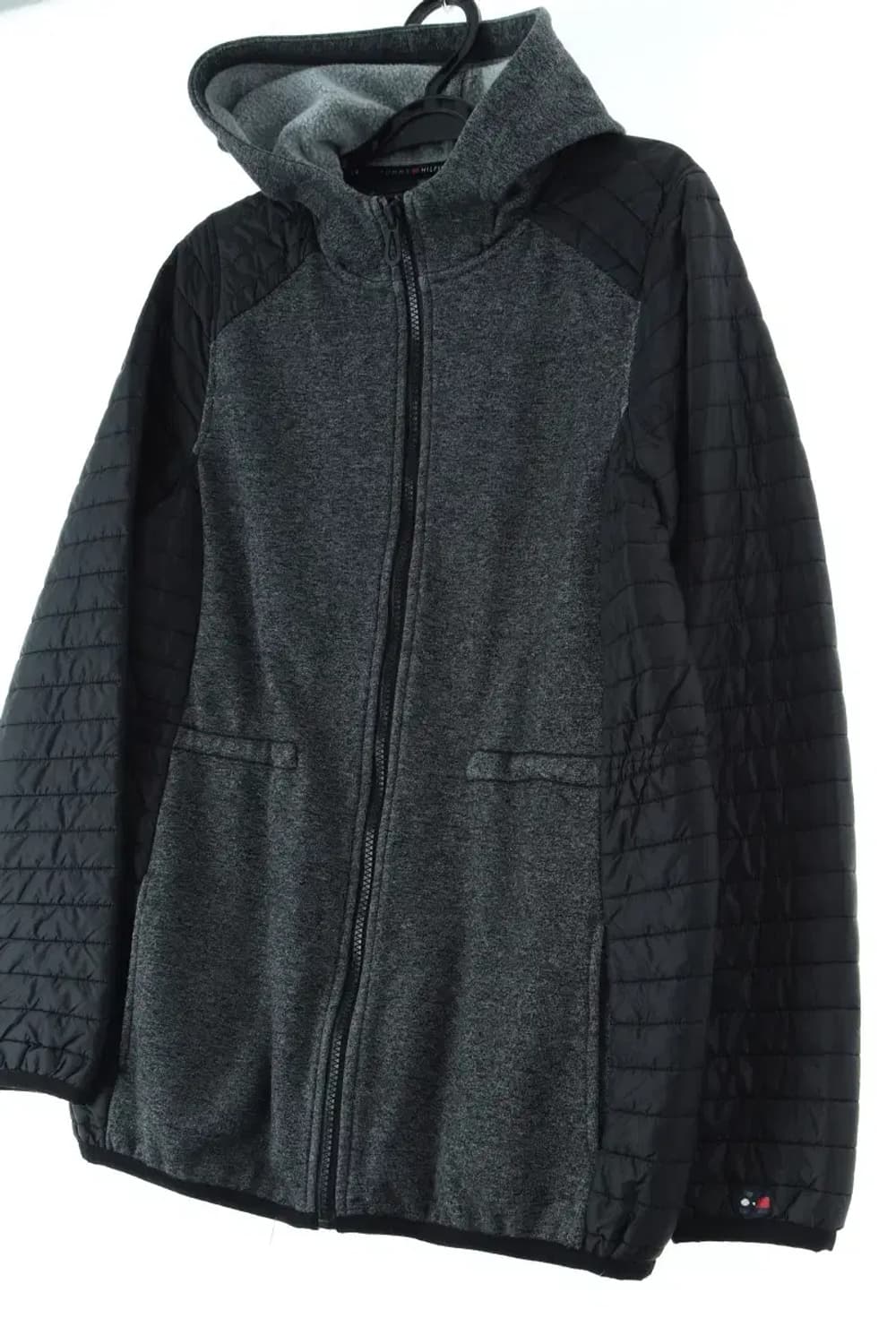 (M) 타미힐피거 후드집업 누빔 기모 차콜-15D7D 상품이미지1