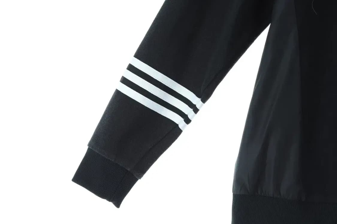 W(M) 아디다스 후드집업 삼선 블랙 소재배색 한정판-15D7E 상품이미지9
