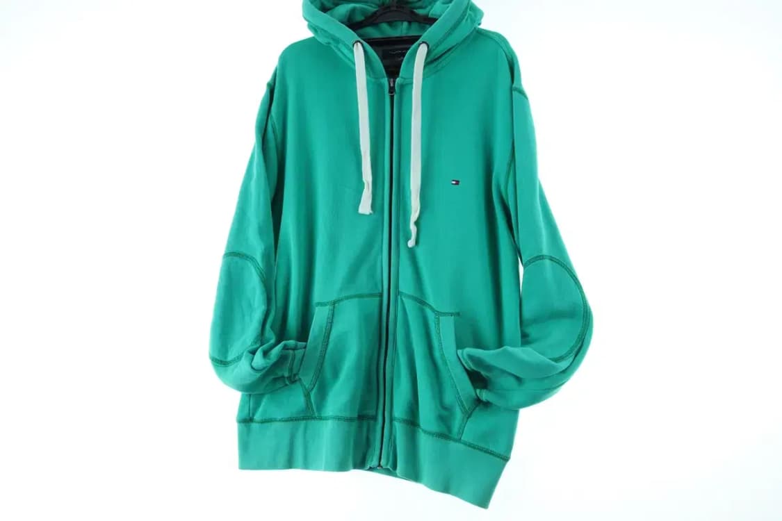 (XL-2XL) 타미힐피거 후드집업 빅사이즈 민트사과 한정판-15D81 상품이미지2