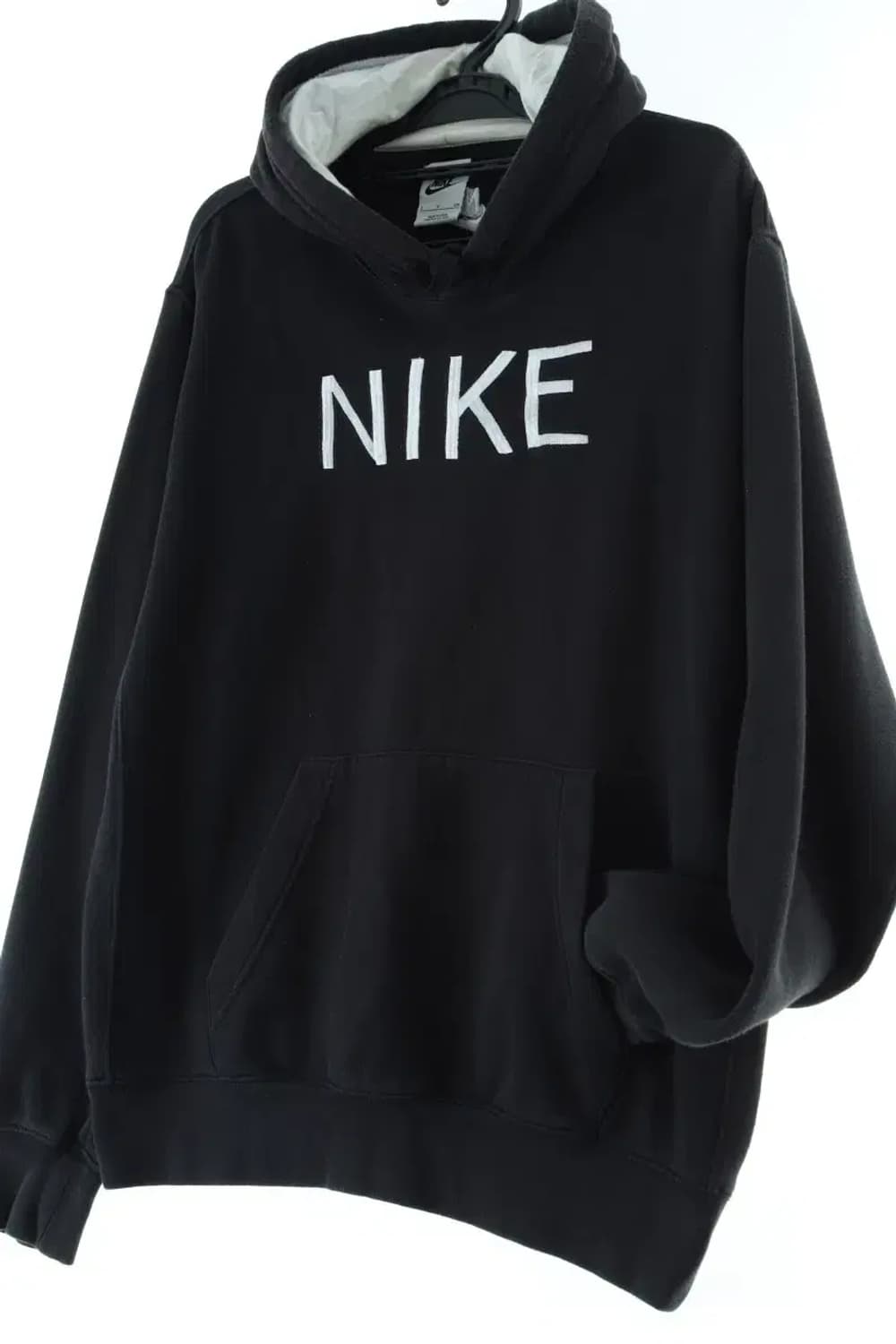 W(S-M) 나이키 후드티셔츠 년대 올드스쿨 블랙 한정판-15D91 상품이미지1