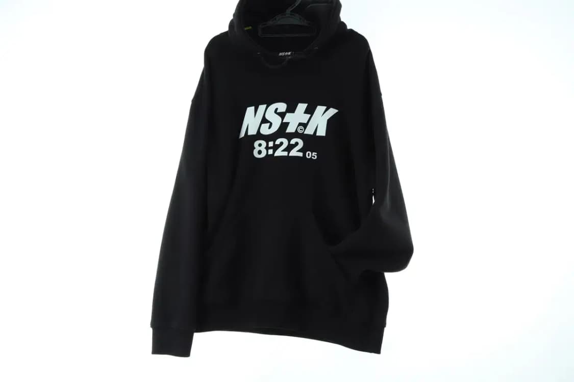 (M-XL) 네스티킥 후드티셔츠 박시 기모 블랙-15D97 상품이미지2