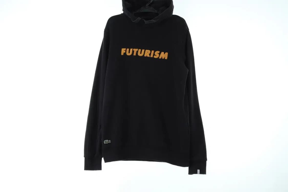 W(M) 라코스테 후드티셔츠 자수 블랙 한정-15D98 상품이미지2