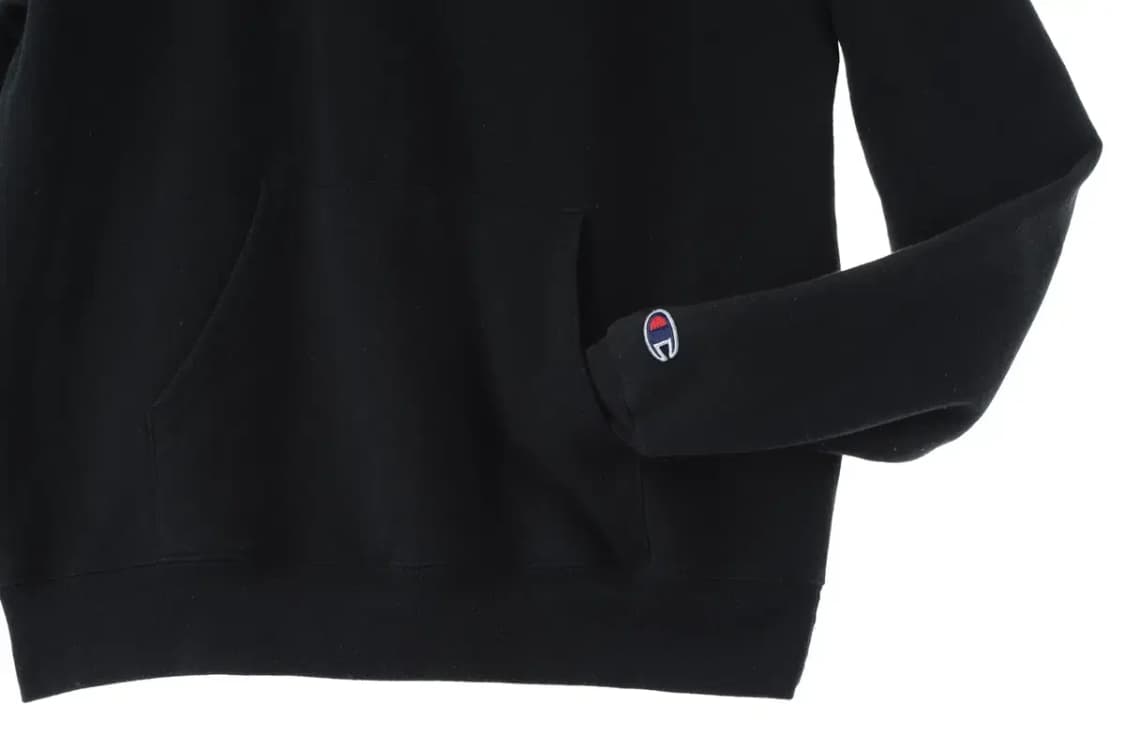 (XL) 챔피온 후드티셔츠 사용감 블랙 기모-15D9A 상품이미지4