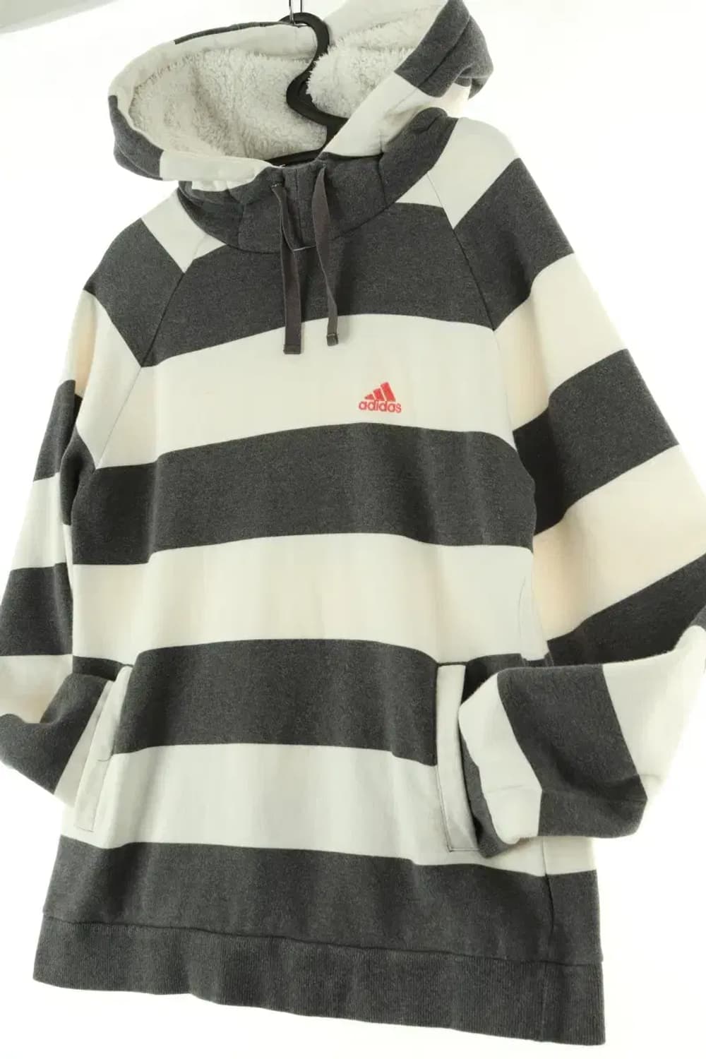 W(L-XL) 아디다스 후드티셔츠 두툼 기모 스트라이프-15D9C 상품이미지1