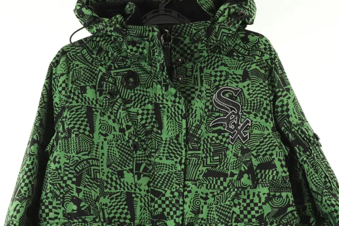 W(S) MLB 엠엘비 집업 바람막이 점퍼자켓 누빔 올드스쿨-15D9E 상품이미지4