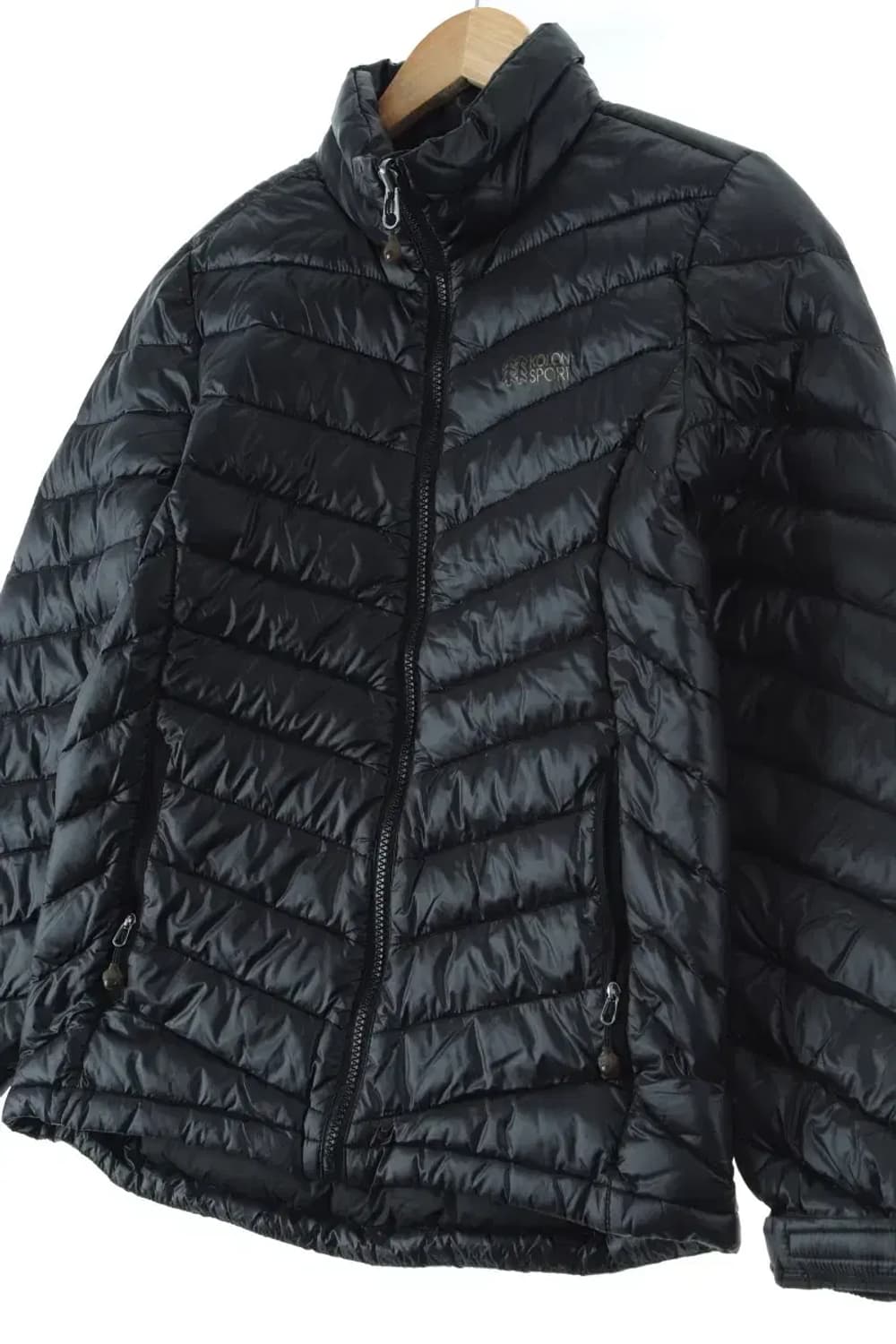 W(S) 코오롱스포츠 패딩 점퍼자켓 블랙 경량 구스다운-15DA1 상품이미지1