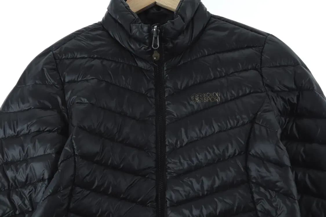 W(S) 코오롱스포츠 패딩 점퍼자켓 블랙 경량 구스다운-15DA1 상품이미지3