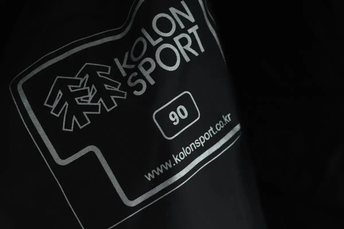 W(S) 코오롱스포츠 패딩 점퍼자켓 블랙 경량 구스다운-15DA1 상품이미지7